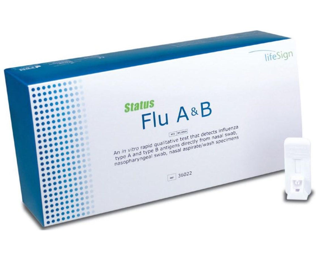 Status Flu A&B Rapid Antigen Test - CliaSupply