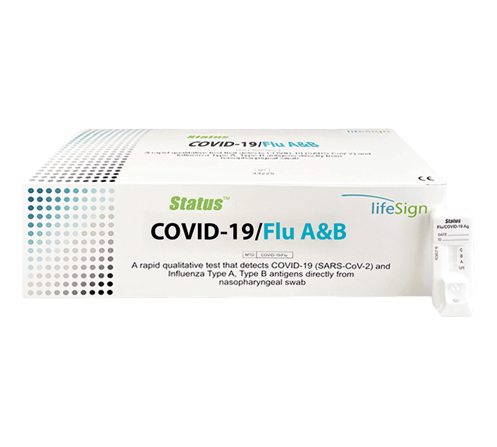 Status COVID-19/Flu A&B Rapid Antigen Test - CliaSupply