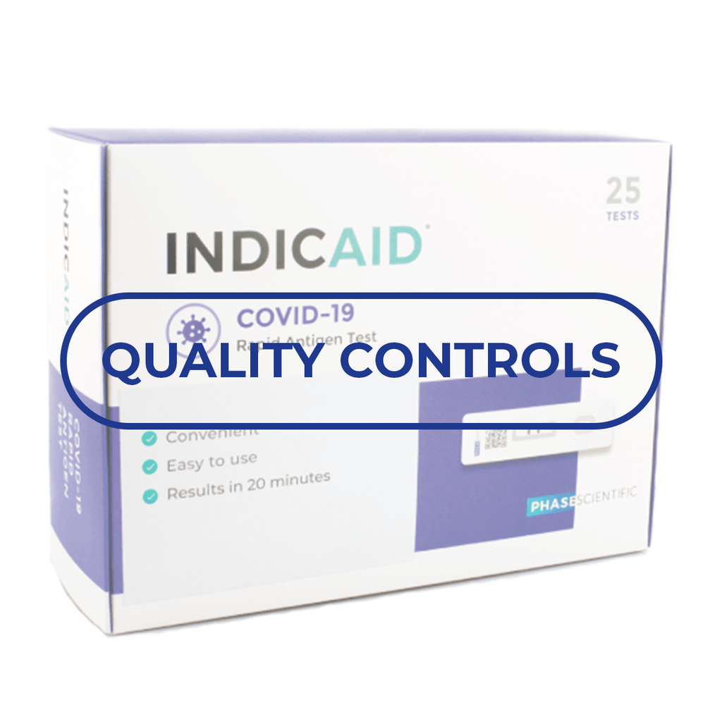 Indicaid® Rapid Antigen Test Quality Controls - CliaSupply